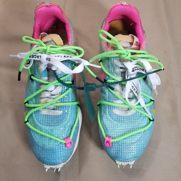 Off-White Nike Vapor Street Polarized Blue 2019 Sneakers Size 6.5 - Picture 2 of 11